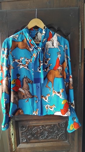 Chemisier vintage hermes - chemisier,