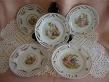 lot  5 assiettes à dessert en