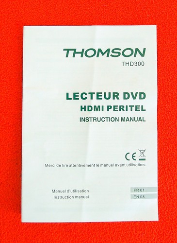 Notice lecteur dvd thomson - de,