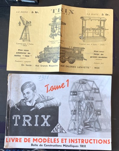 Instructions trix tome - instructions,