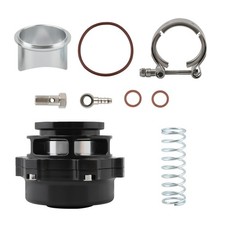 Universel 50MM noir turbo super charge blow off valve bov dump valve kit neuf