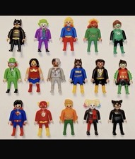 Collection Complète Figurines Kinder Surprise Playmobil DC Avec Bpz