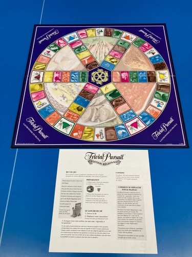 Trivial pursuit plateau jeu - trivial, de