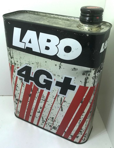 Bidon huile ancien labo - d'huile, +
