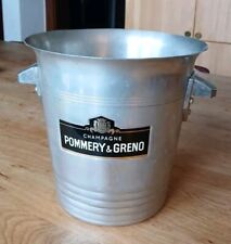 Seau à champagne Publicitaire POMMERY & GRENO - Aluminium - Made in france