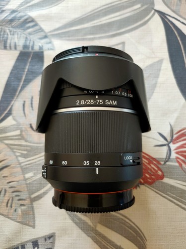 Objectif sony 8 sam - 28-75, f2,8