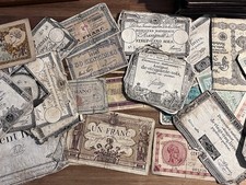Lot Vieux Billets Français 