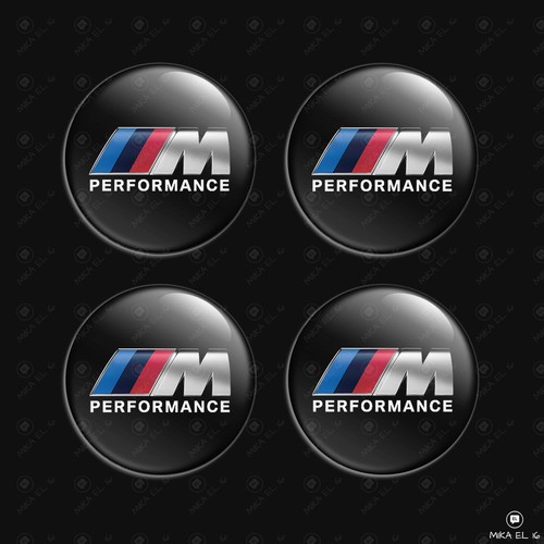 Bmw wheel center cap decals - bmw,