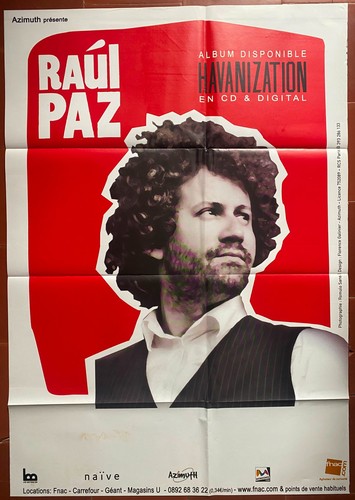 Affiche concert raul paz - concert,