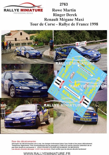 Decals ref 2763 - 1/43,