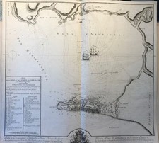 Plan de la ville  et des forts