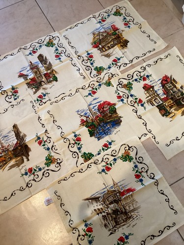 Serviettes table neuves - 6,