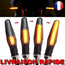 2 Clignotants LED Universel Moto 12V IP68 Etanche Feux Arrière Clignotant Lampe