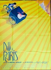 Affiche Cinéma DILILI À PARIS 120x160cm Poster / Michel Ocelot