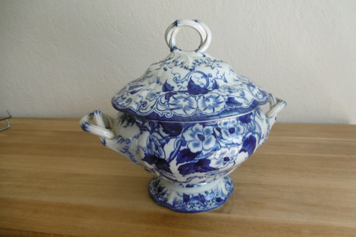 Soupiere faience creil - soupiere,