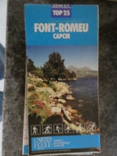 carte  IGN bleue 2249 ET top 25  font romeu capcir 1991