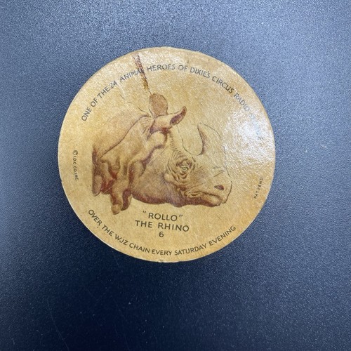 1930 dixie lid circus - lid,