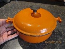 Ancien Faitout Fonte Emaillée