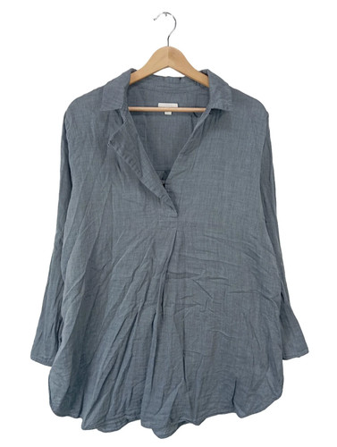 Cos chemisier femme bleu - bleu, gris