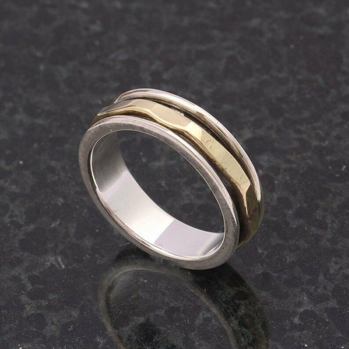 Bague toupie argent massif - bague,