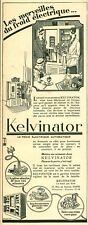 Publicité ancienne Kelvinator le froid qui dure 1927 issue de magazine