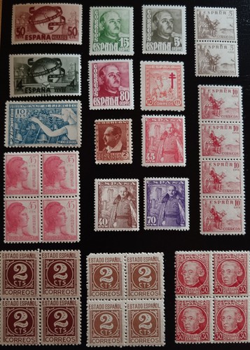 Vintage spanish stamps - stamps., lot