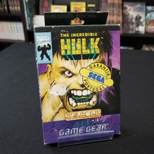 The Amazing Hulk SEGA Game Gear Complet en Boite CIB U.S. Gold