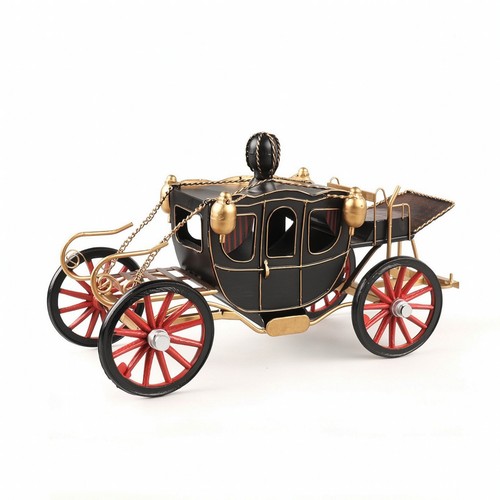 Calèche métal vintage - en,