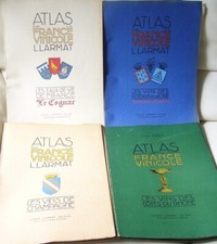 L. Larmat - 6 Atlas / Complet de la France Vinicole