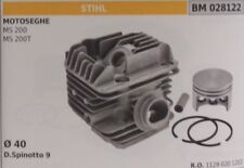 11290201202 CILINDRO Et Piston Complet Scie à Chaîne Stihl MS200 MS200T Ø