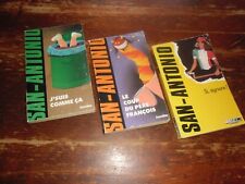 A VOIR ! LOT 3 ANCIENS ROMANS " SAN ANTONIO "  1989/94