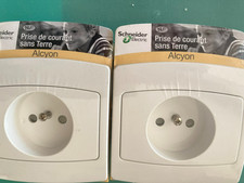 Lot de 2 prises sans terre