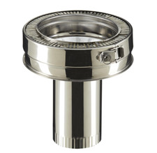 Réduction conique THERMINOX TI, double paroi, POUJOULAT P 200TZ-BU 80 / 21200162