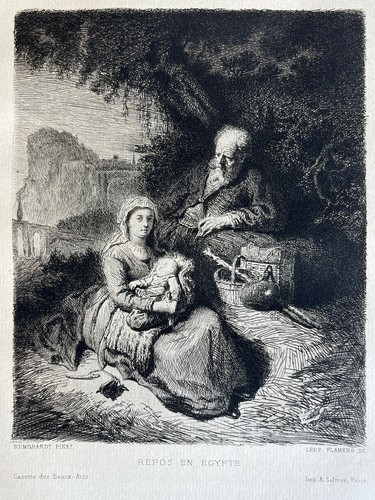 Rembrandt flameng gravure - flameng,