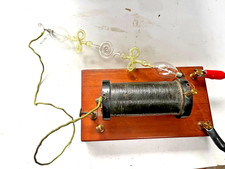 Instrument scientifique -Bobine de Ruhmkorff N° 3 -Long21,5 cm -"L & A Boulade "