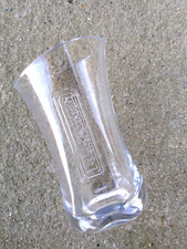 ANCIEN PICHET CARAFE VERRE RICARD SIGNE LOIC BARTHES - OUTIL DE BAR BISTROT -