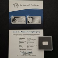 LINGOT 2.5g ARGENT 999‰ BE /