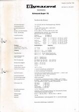 Manuel De Service Pour Dynacord Echocord Super 75