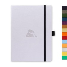 Dingbats - Earth Dotted Medium Notebook, Glicine Arctic, A5 - PU Leather Hardcov