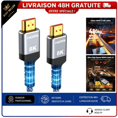 Snowkids câble hdmi 8k - snowkids,