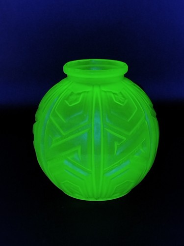 Vase ouraline verre - vase, moulé