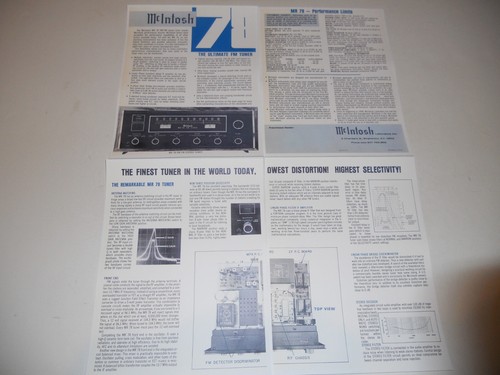 Mcintosh audiophile - mcintosh, mr-78
