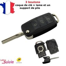 SEAT Coque Clé compatible  3 boutons compatible SEAT TOLEDO LEON IBIZA ALTEA 