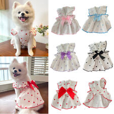 Chog Skirt Pet Robe Cotton Small Dog Princess Robe Chihuahua Puppy Cat /