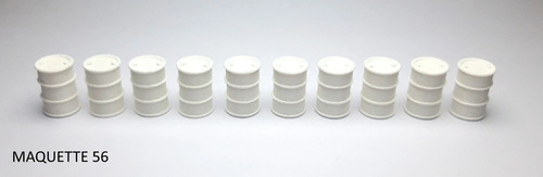 Lot fûts blancs - 1/43, 10