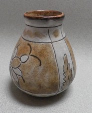 vallauris vase signé Alain Maunier collection vintage joli décor 