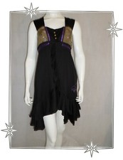 Robe fantaisie noir multi - +,