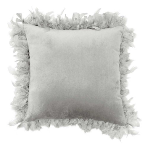 Coussin déco plumes - coussin,