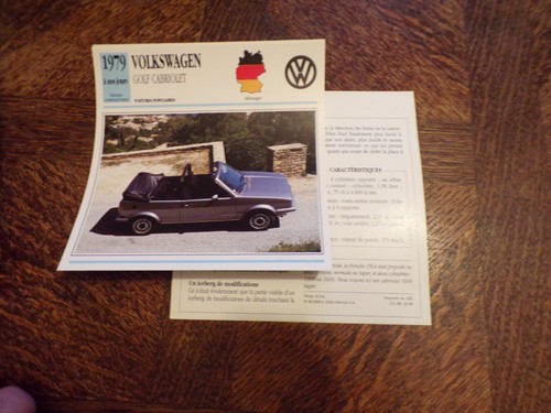 Fiche carte card voiture - fiche,