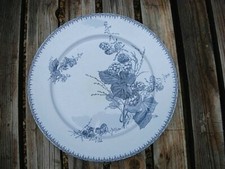 RARE ASSIETTE BLEU ANCIENNE
